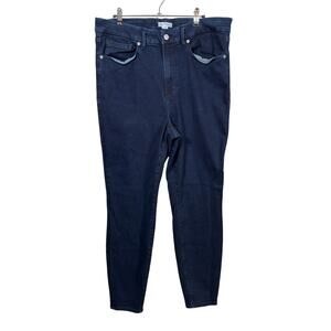 Good American Always Fits Skinny Jeans Womens 14-18 Good Legs Blue High Rise